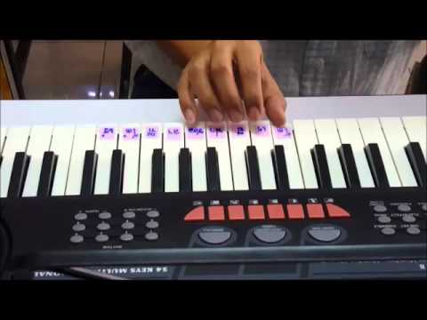 keyboard1 ตัวอย่าง เพลงชาติไทย