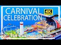 Carnival celebration  full walkthrough tour  review  brand new ship  carnival cruise lines