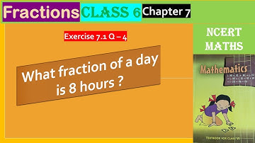 Fraction | Class 6 | CBSE Math | NCERT | Chapter 7 | Exercise 7.1| Q 4 || INDIA II