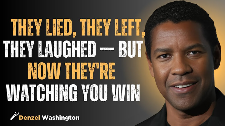 Skłamali, odeszli, śmiali się — ale teraz patrzą, jak wygrywasz #denzelwashington #przemówienie