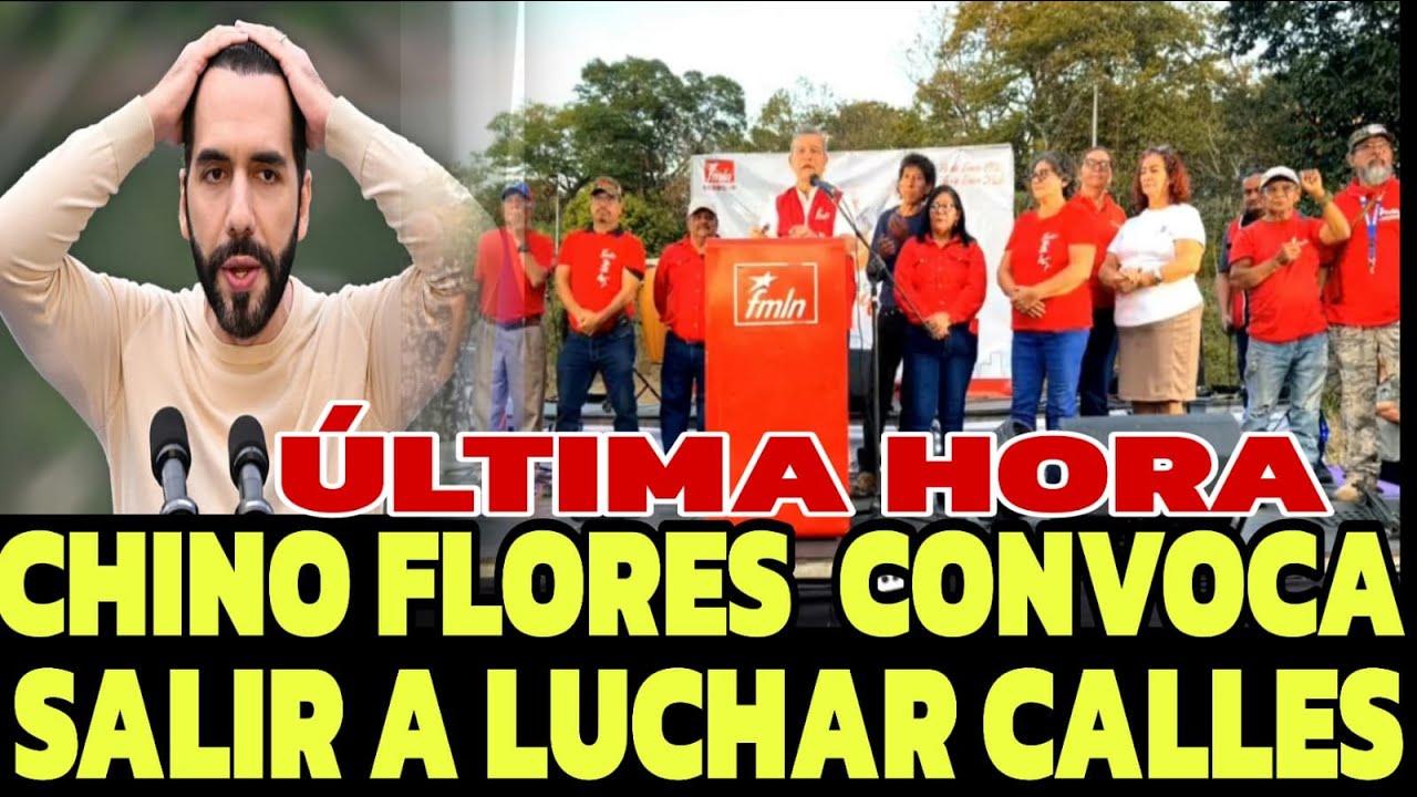 DIOS MIO CHINO FLORES CONVOCA A LUCHAR Y SALIR ALAS CALLES