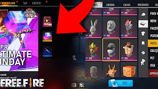GARENA ENTREGA MAIS 1 CUBO DE GRAÇA, BARBA RARA DE VOLTA NA LOJA E MAIS NO FREE FIRE!