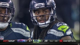 RICHARD SHERMAN CHEAP SHOT ON BILLS KICKER