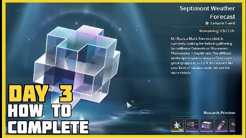 Septimont weather forecast day 3 | #wutheringwaves  #event
