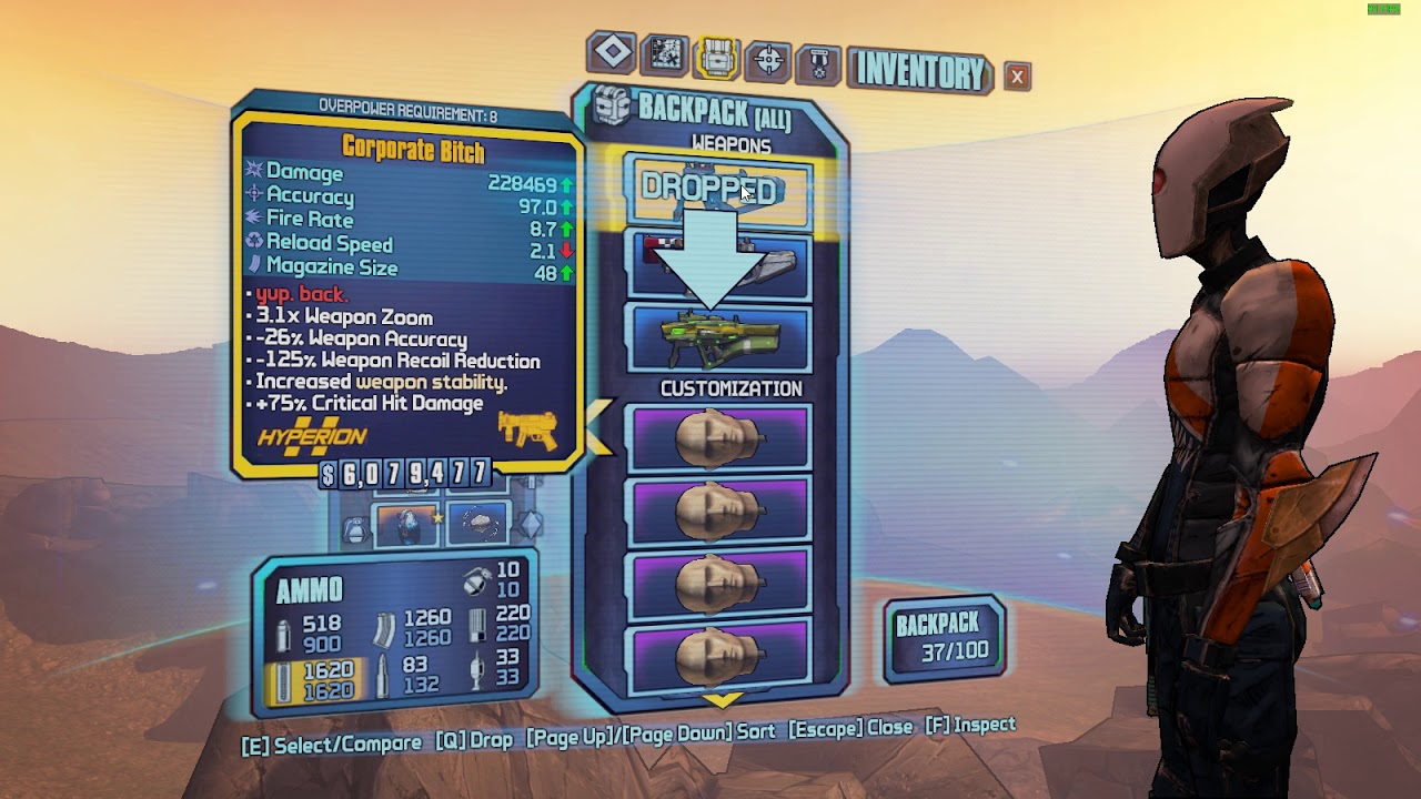 Borderlands 2 10 Hours Of Bunker Farming For A 94 Sham Shield YouTube