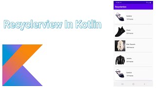 Recyclerview in Kotlin