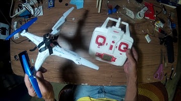SYMA X5c-1 FPV set-up and FPV Night Flight