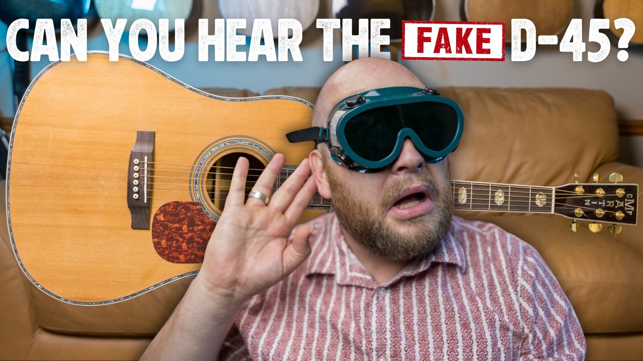 Поддельный Martin D-45 против Huss & Dalton TDM. Подделка или великий!?