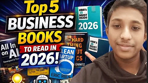 Top 5 Business Books You Must Read in 2026 (Entrepreneur & AI Guide)#BusinessBooks#Top5Books