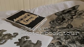 gcse art sketchbook tour *grade 9* ( inside and natural forms theme )