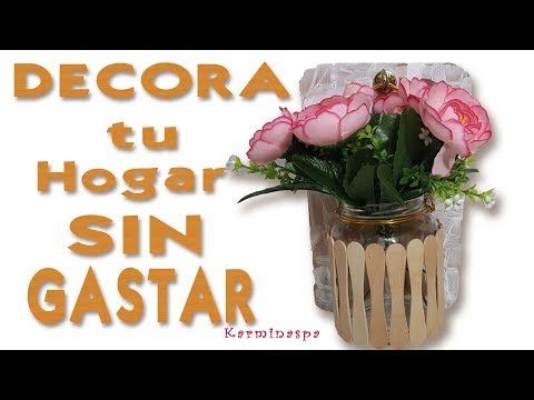 #DIY Idea to decorate your home without spending. Economic crafts. Karminaspa