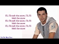 Melt The Snow (LYRICS) - Shayne Ward