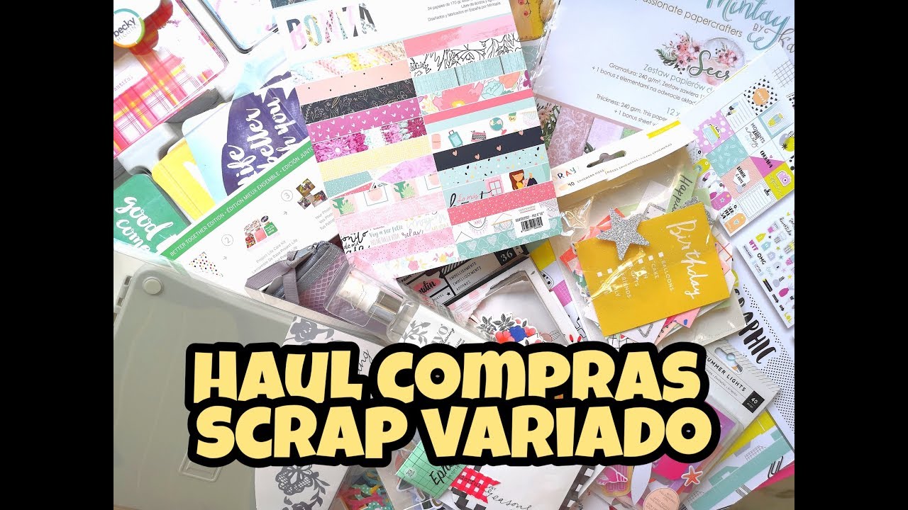 Haul Scrap variado.... de todo un poco!! manualidades de animales