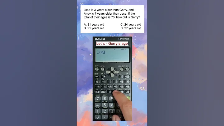 LEPT MATH MAJORSHIP | PAST BOARD PROBLEMS | CALCULATOR TECHNIQUES | AGE PROBLEM