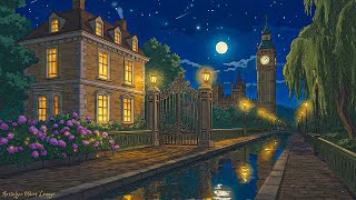 lost in the 1940s london, with classic oldies playing in another room on warm summer night