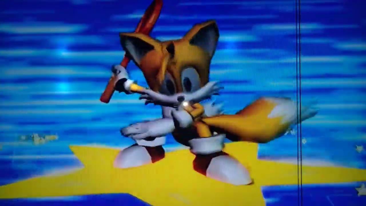 SEGA SUPERSTARS™ TENNIS PLAYSTATION 2 CURIEN MANSION TAILS VS TAILS