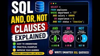 AND, OR, NOT (Logical Operators) Clauses - SQL A/L ICT