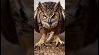 🦉 Owl vs Snake 🐍 | Epic Wildlife Showdown 🔥 #shorts #wildlife#trending