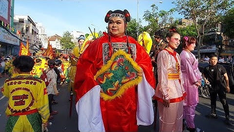 Lễ diễu hành Tết Nguyên Tiêu 2023 Chợ Lớn trước giờ G hơn 1200 người múa lân sư rồng bát tiên