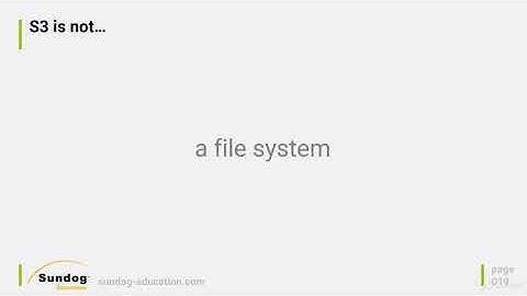 Build a Serverless App with AWS Lambda - Hands On! : S3 Overview
