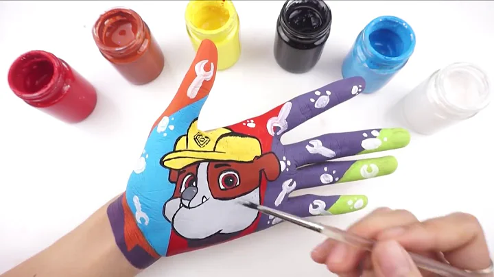 PawPatrol Painting Body | Learn Colors for Childre...