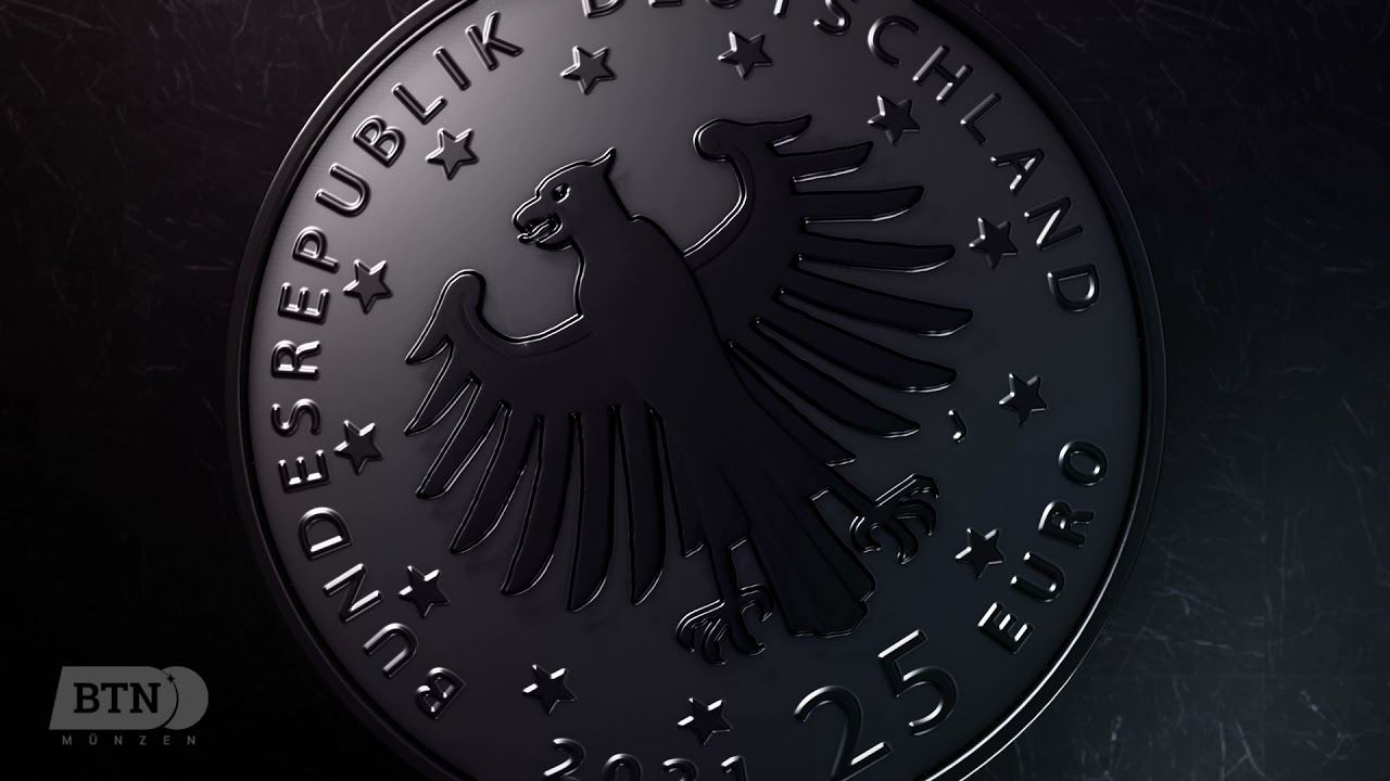 Die erste deutsche 25-Euro-Tellerprägung aus Feinsilber