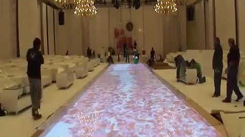 [3D mapping projection] Mapping on the floor