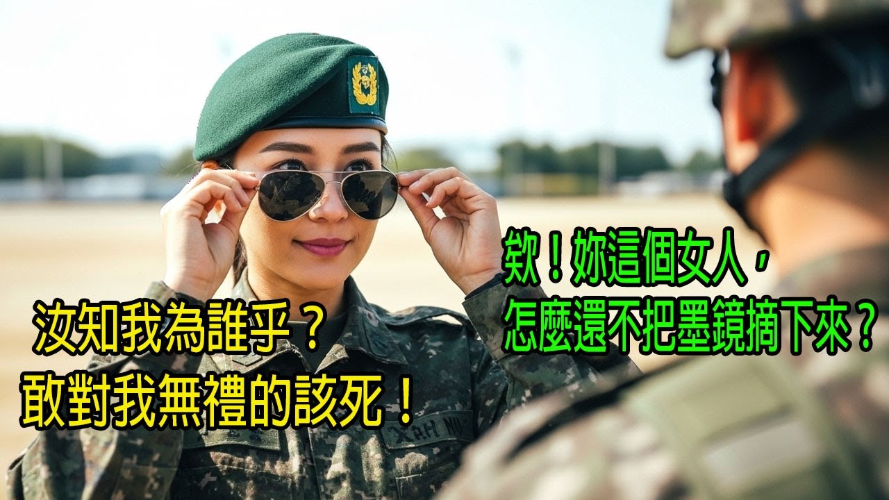 女少將低調探望陸戰隊兒子，反遭小官當眾羞辱，當她摘下墨鏡，整個營區都炸鍋了！｜感人的故事｜有聲書｜AI故事
