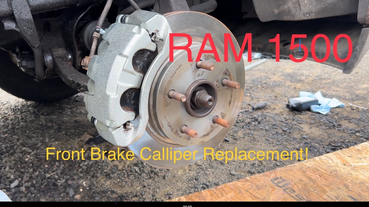 How to replace the Front Brake Calliper on a RAM 1500! - YouTube