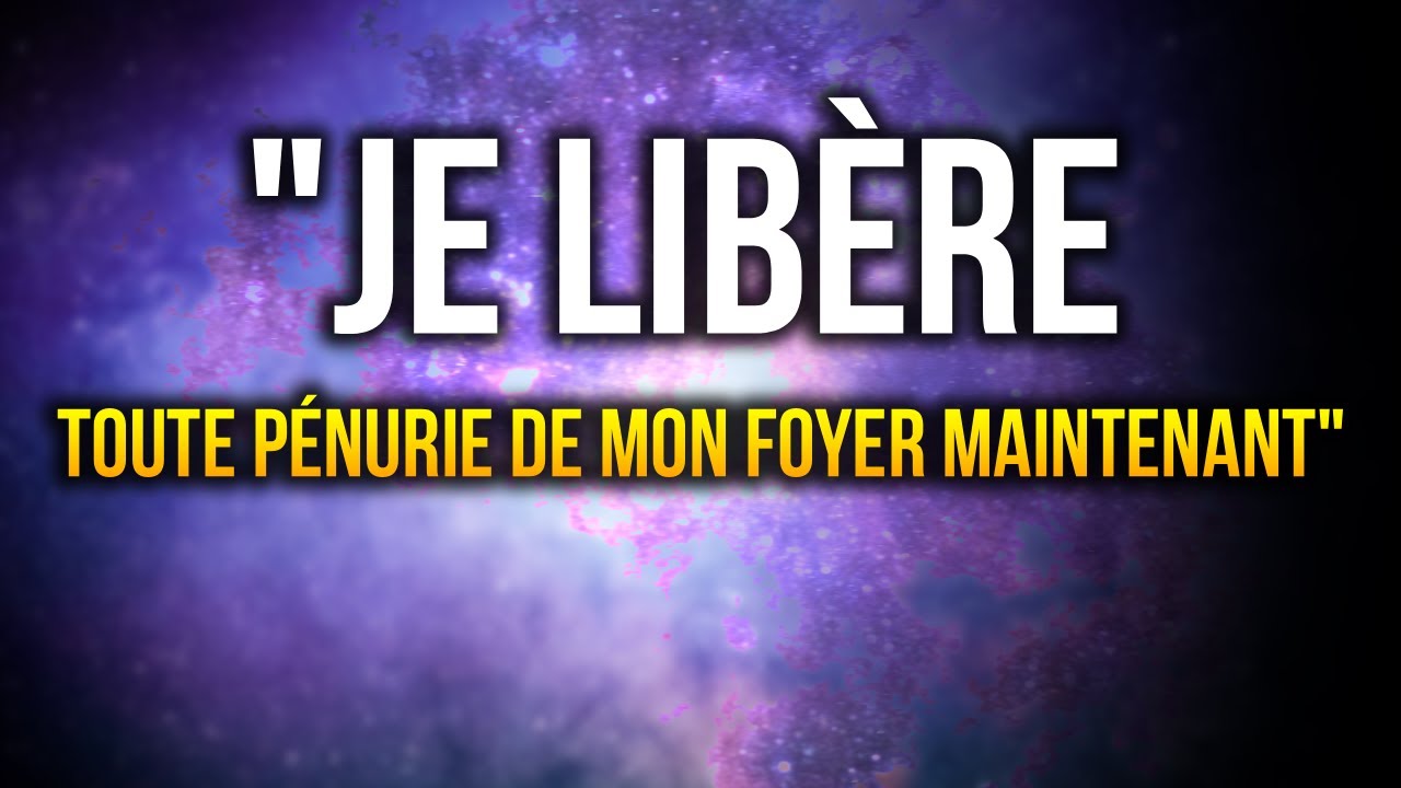 "Je me Permets de Vivre dans la Fréquence de la Prospérité Illimitée "  ÉCOUTE PENDANT  20 MINUTES