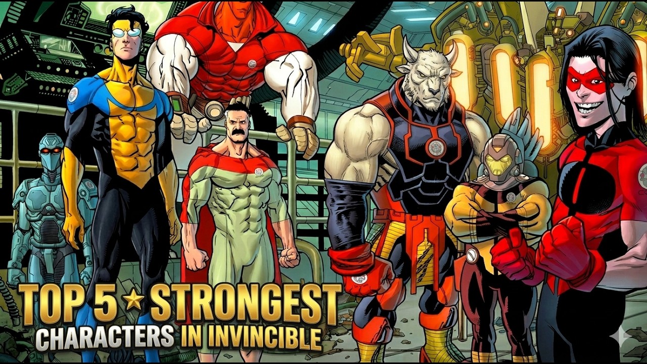 Top 5 Strongest Characters in Invincible Ranked 💀🔥 - YouTube