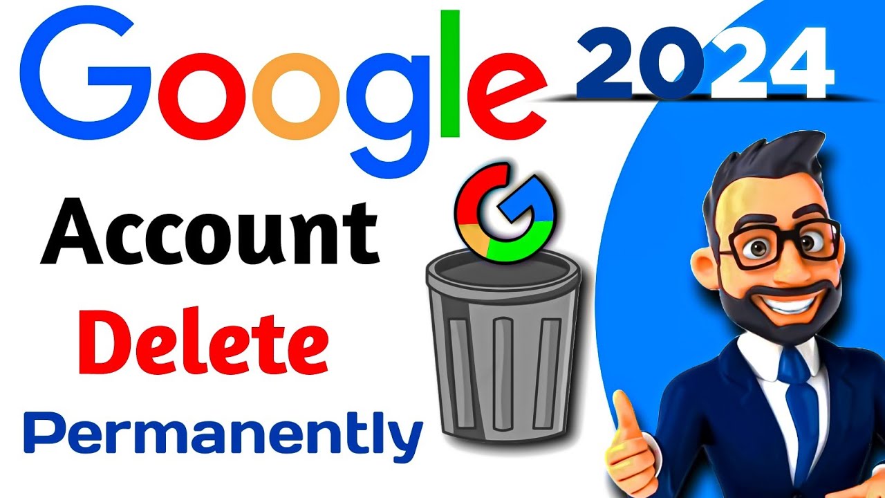 How to delete google account permanently 2024 | how to google account ...