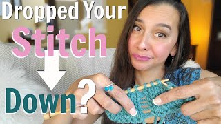 How to pick up a Completely Lost Stitch!