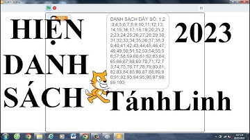 Lập Trình Scratch TẠO DANH SÁCH GỒM CÁC SỐ TỰ NHIÊN | VDD SHOA