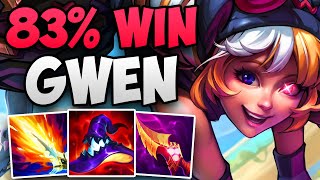 83% WIN RATE GWEN IN CHALLENGER! | CHALLENGER GWEN TOP GAMEPLAY | Patch 14.10 S14