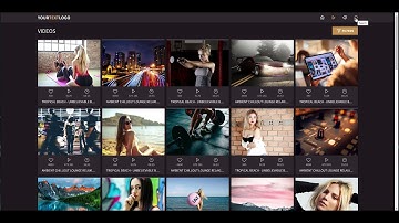 Template 8 - Color Scheme 6 (For Video Website)