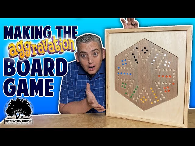 How To Make The Aggravation Board Game // Woodworking Project - YouTube how-to-make-the-aggravation-board-game-woodworking-project-youtube