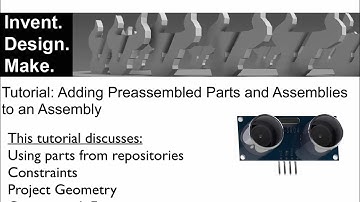 Adding Preassembled Parts and Assemblies to an Assembly - Autodesk Inventor 2015