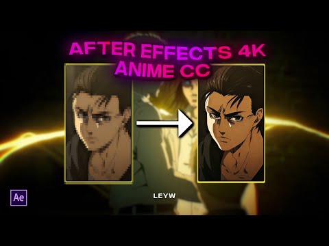 How to get 4K/CC Quality - After Effects AMV Tutorial (free preset)