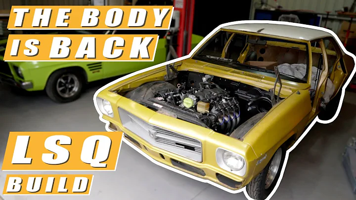 LSQ Build - Part 5 - Bolting The Sub-frame and Motor To The Body  - (LS Swap HQ Holden)