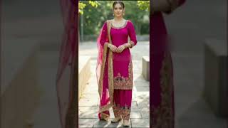 new trending# party wear suit #design #fashion style #Punjabi suit#