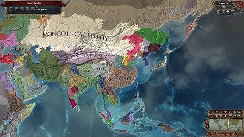 Europa Universalis 4 AI Timelapse - The Crescent and the Cross - Mega Campaign Mod 1444-3300