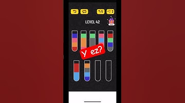 Water Sort Puzzle Level 42 Walkthrough #shorts #watersortpuzzle