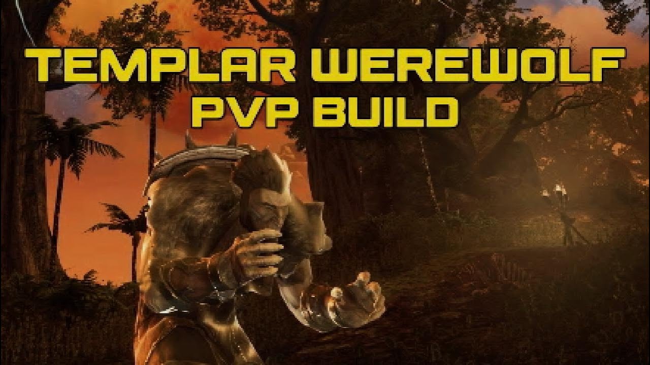 ESO TEMPLAR WEREWOLF PvP Build Vicious Death YouTube