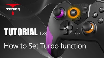 TERIOS Gaming - How to Set up Turbo? (Controllers T23 for Nintendo Switch)