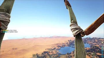 Paragliding Across the Map ARK: Survival Evolved