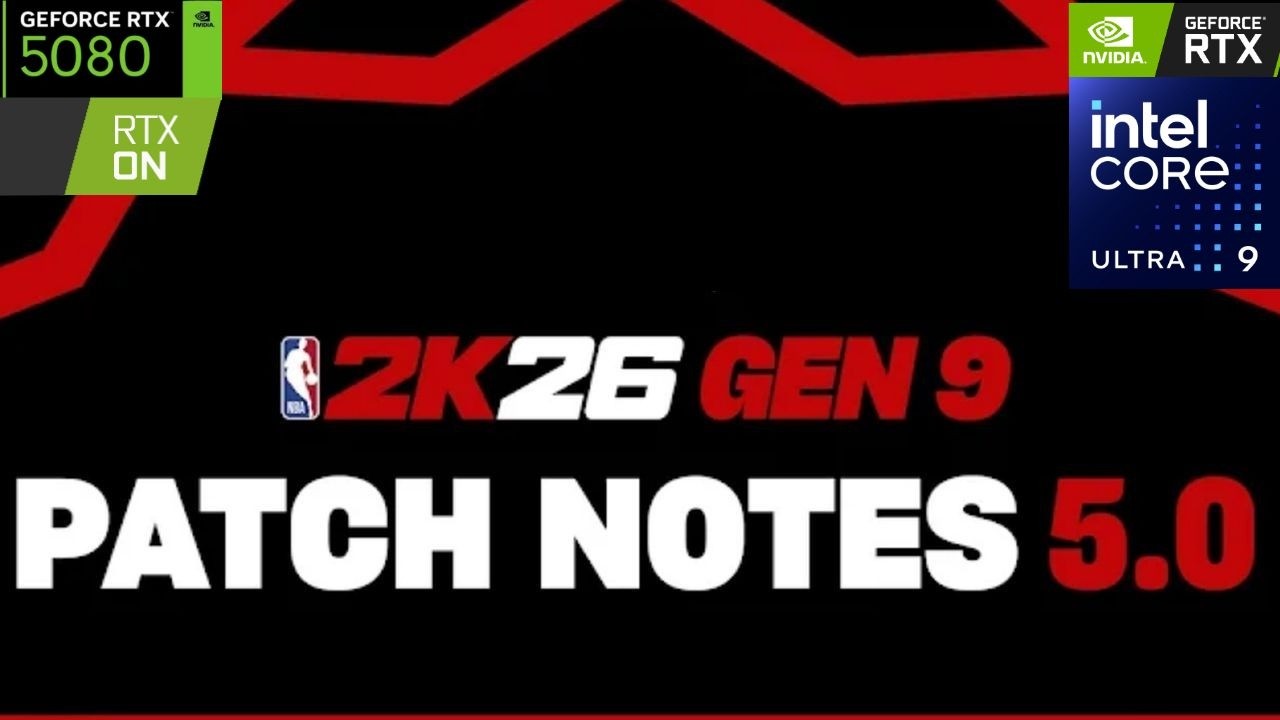🏀 NBA 2K26 Update 5.0 🔧 | Season 5 Prep, Gameplay & Stability Fixes