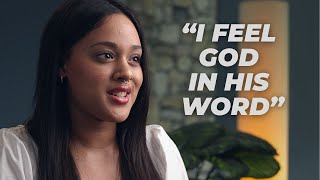 I Feel God In His Word - Testimony By Jordan-Leigh