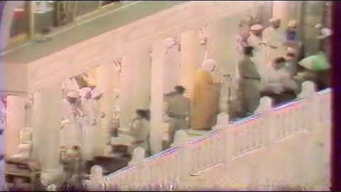 تلاوة من تهجد الحرم المكي من سورتي الأعراف والأنفال - الشيخ علي جابر 29-9-1409هـ