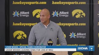 Levar Woods leaving Iowa for special teams coordinator job at Michigan State